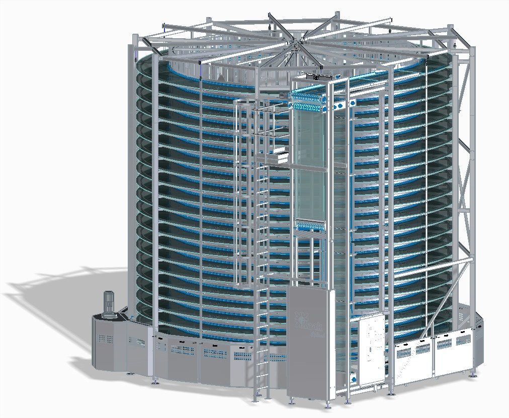 Bread and Food Spiral Cooling and Drying Towers - Models